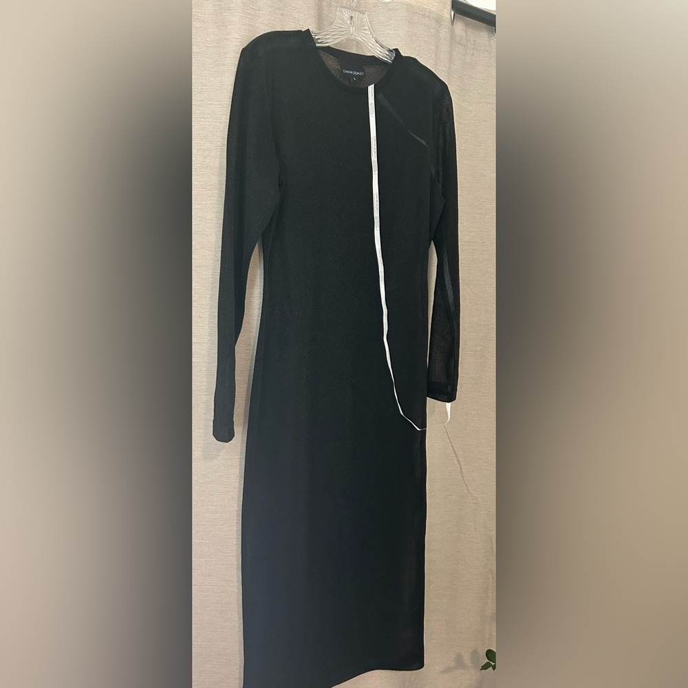 Cynthia Rowley Black Long Sleeve Dress
